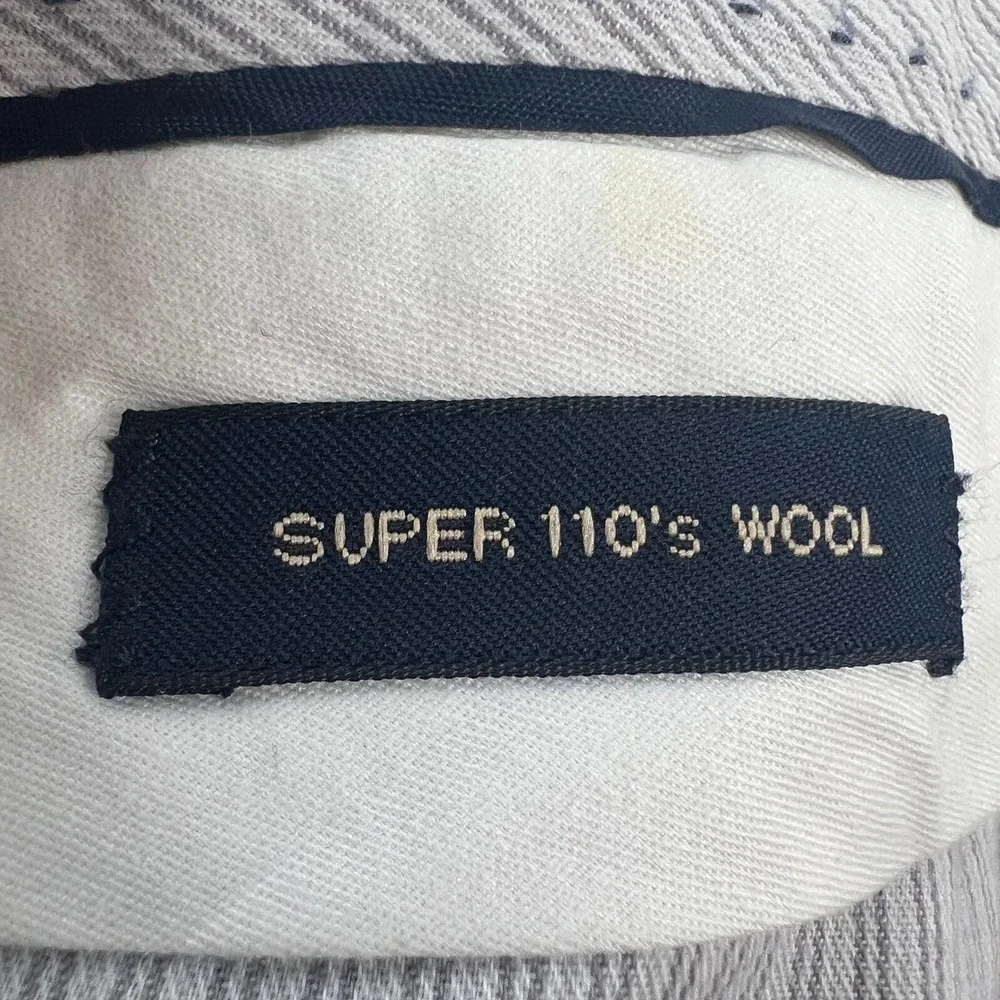 Ballin Comfort EZE Blue Super 110 Wool Pants Made in‎ Canada 33